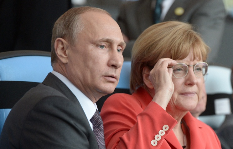 лидеры Российской Федерации и Германии