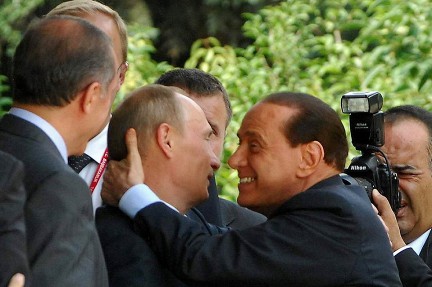  Путин и Берлускони