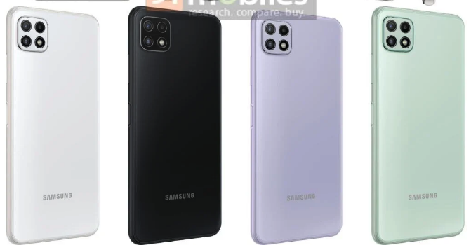В Сеть просочились рендеры Samsung Galaxy A22 5G и Galaxy A22 4G