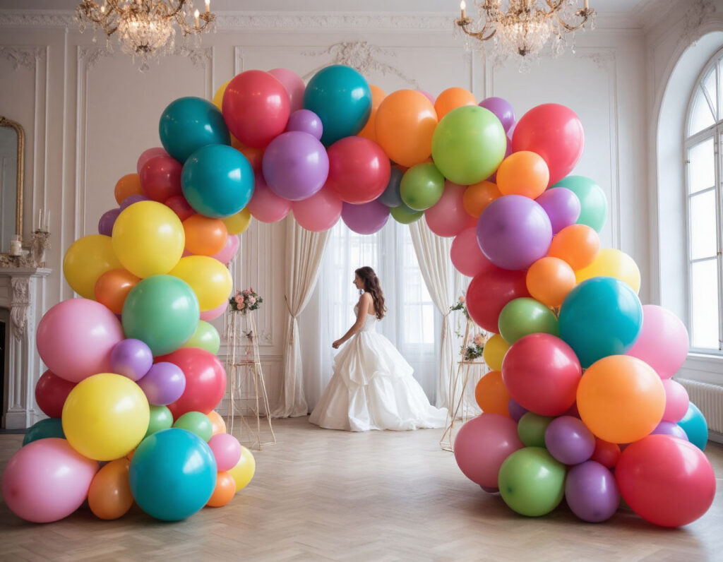 Идеальное свадебное оформление шариками: как создать элегантный и запоминающийся декор