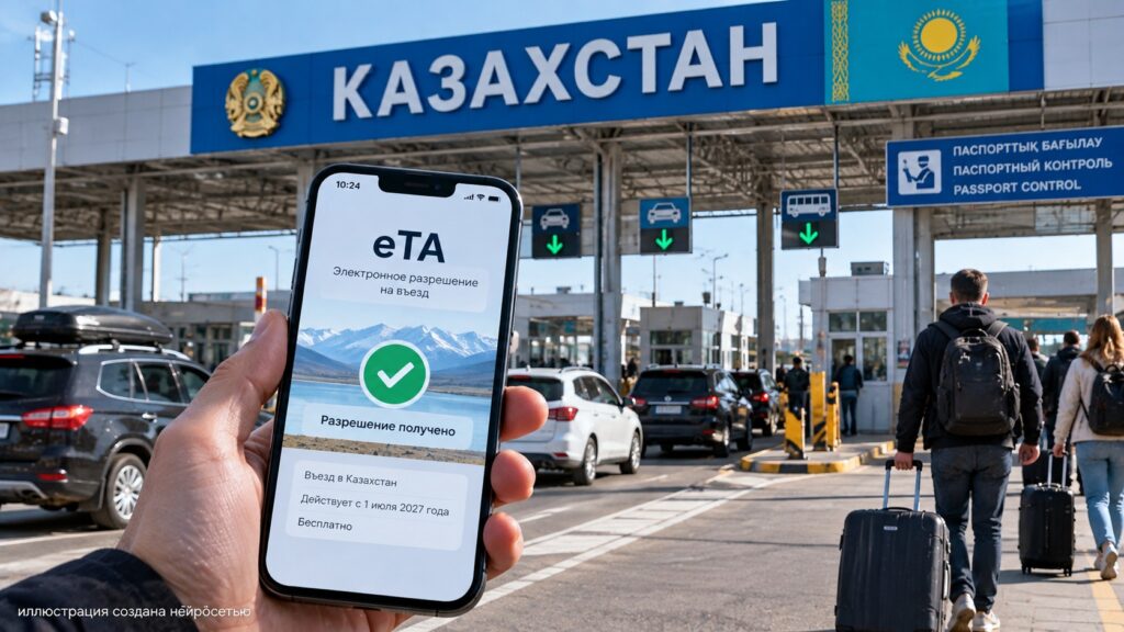 Казахстан введёт обязательное электронное разрешение на въезд для россиян