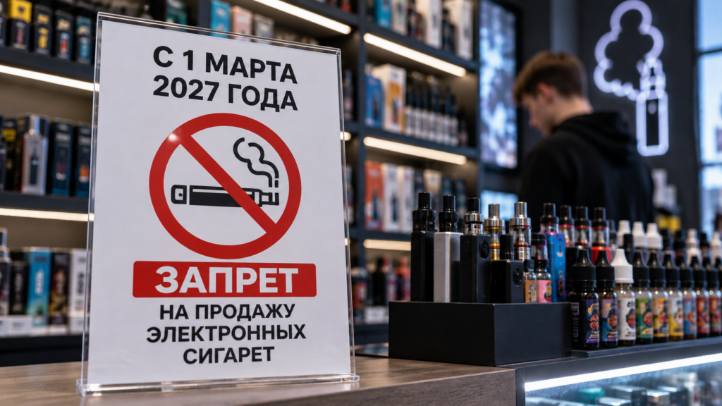 В Мурманской области планируют запретить продажу вейпов с марта 2027 года